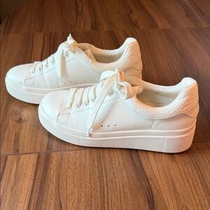 White Yellow Box Sneakers
